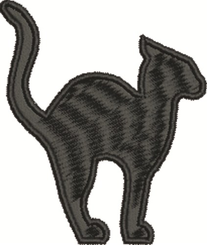 Perplexed Cat Machine Embroidery Design