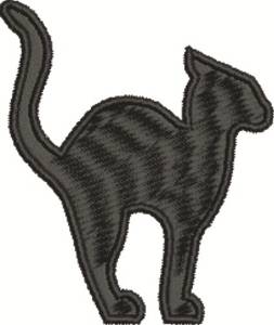 Picture of Perplexed Cat Machine Embroidery Design