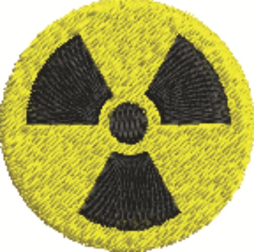 Radiation Symbol Machine Embroidery Design