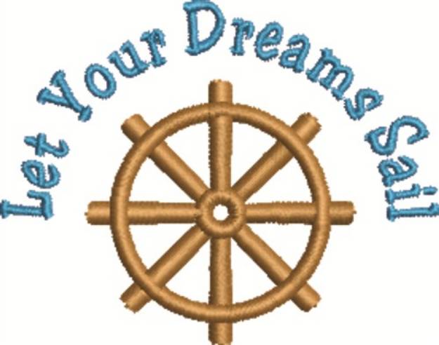 Picture of Dreams Sail Machine Embroidery Design