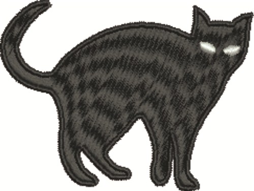 Trouble Cat Machine Embroidery Design
