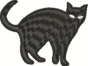Picture of Trouble Cat Machine Embroidery Design