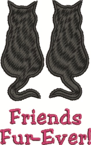 Friends Fur-Ever Machine Embroidery Design