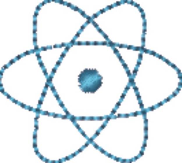 Picture of Atomic Symbol Machine Embroidery Design