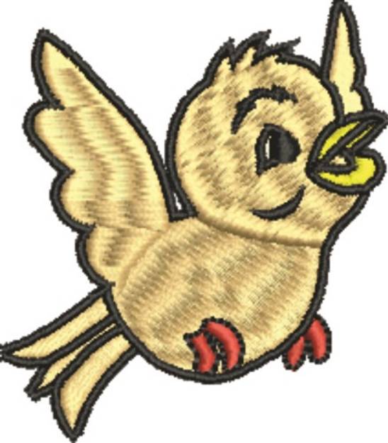 Picture of Canary Bird Machine Embroidery Design
