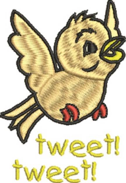 Picture of Tweet Tweet Machine Embroidery Design