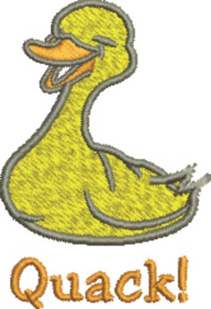 Picture of Duck Quack Machine Embroidery Design
