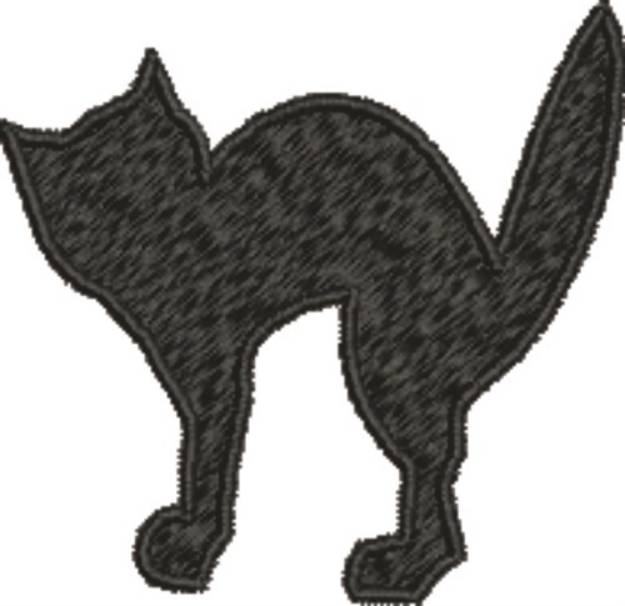 Picture of Fraidy Cat Machine Embroidery Design
