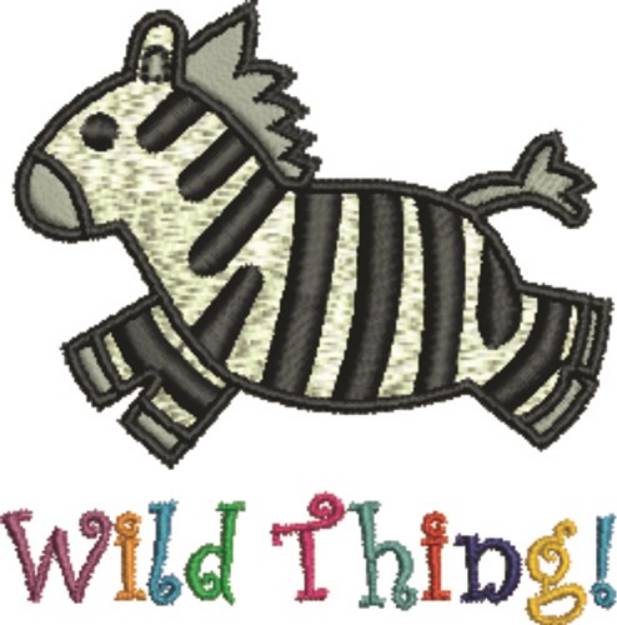 Picture of Wild Thing! Machine Embroidery Design