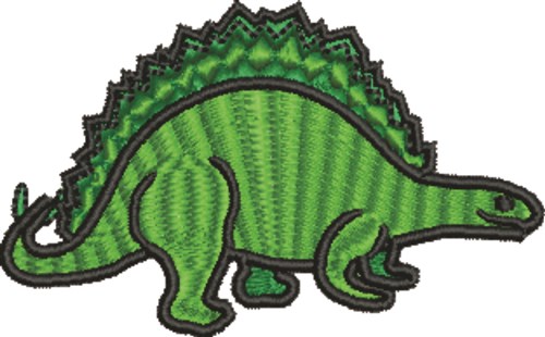 Dinosaur Stegosaurus Machine Embroidery Design