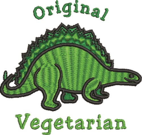 Original Vegetarian Machine Embroidery Design