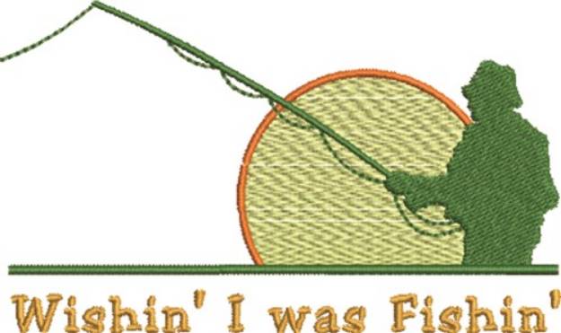 Picture of Fishin Wishin Machine Embroidery Design