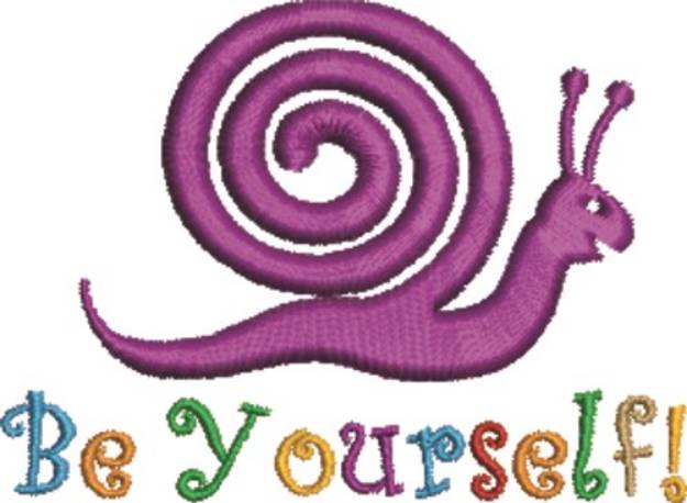 Picture of Be Yourself Machine Embroidery Design