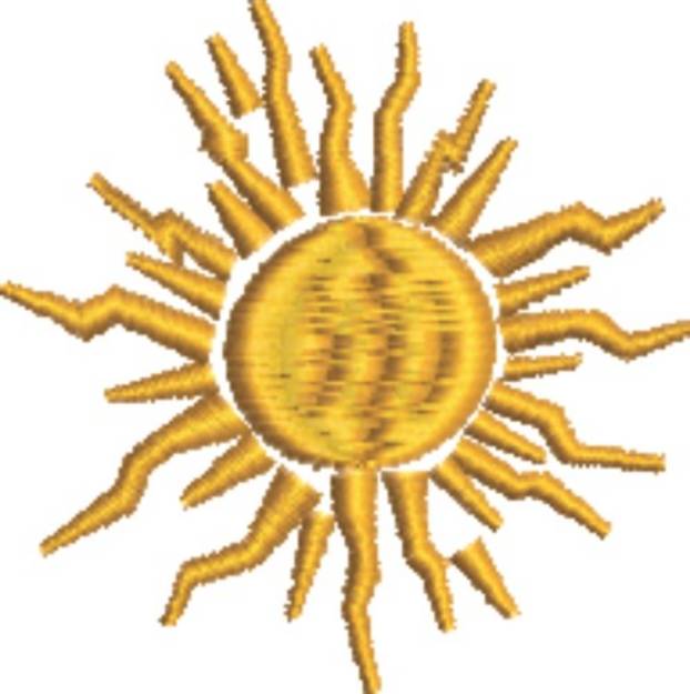 Picture of Sun Sky Machine Embroidery Design