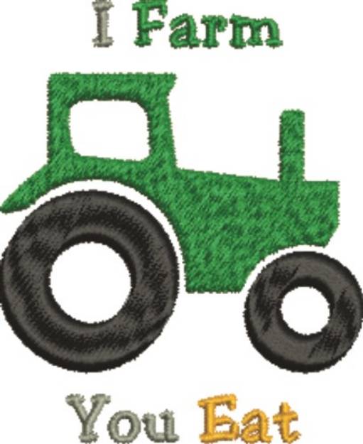 Picture of Farm Eat Machine Embroidery Design
