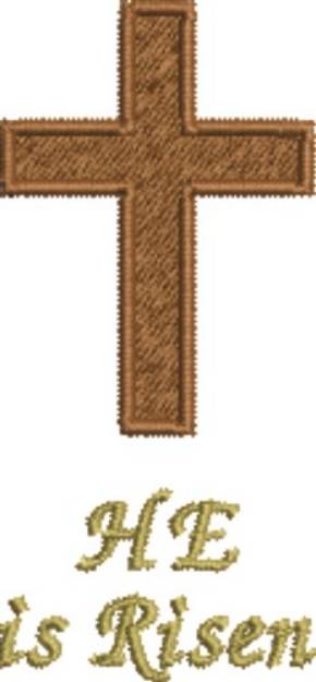 Picture of He is Risen Machine Embroidery Design