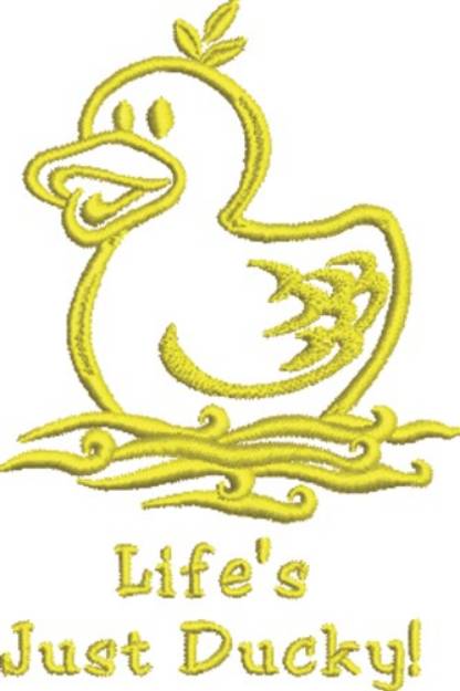 Picture of Just Ducky Machine Embroidery Design