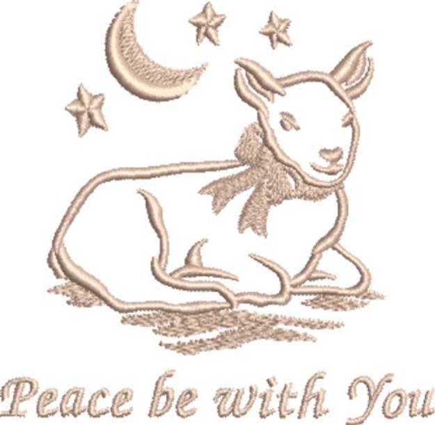 Picture of Peace Be With You Machine Embroidery Design