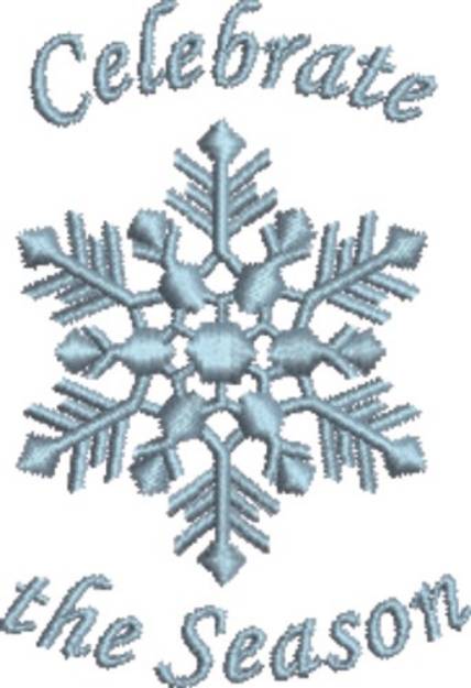 Picture of Snowflake Celebrate the Season Machine Embroidery Design