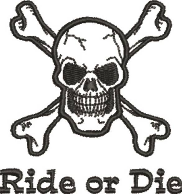 Picture of Ride of Die Machine Embroidery Design