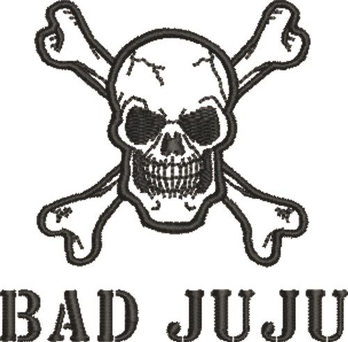 Bad Juju Machine Embroidery Design
