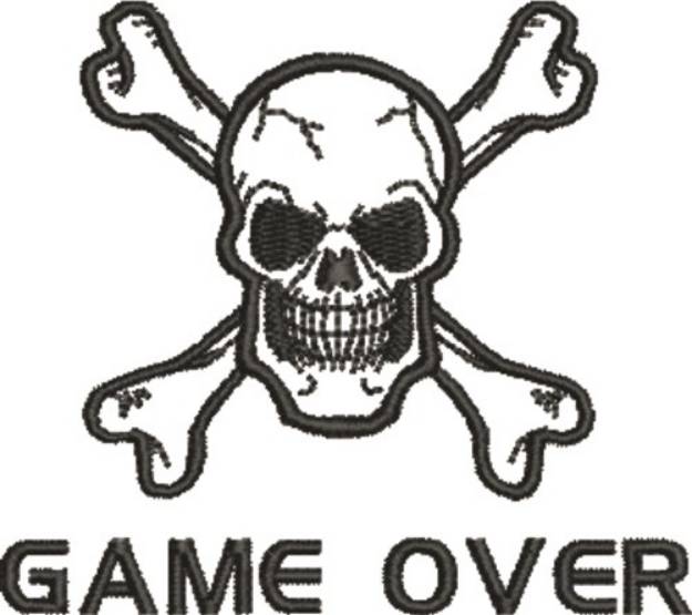 Picture of Game Over Machine Embroidery Design