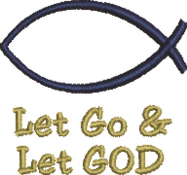 Picture of Let God Ichthys Machine Embroidery Design