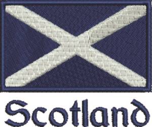 Picture of Scotland Flag Machine Embroidery Design
