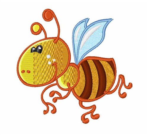 Bumblebee Machine Embroidery Design