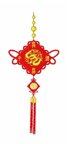 Chinese Lantern Machine Embroidery Design