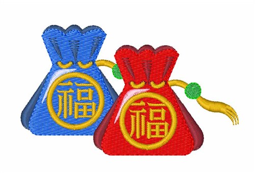Chinese Bags Machine Embroidery Design