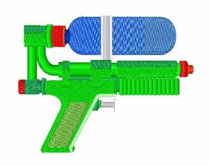 Picture of Water Gun Machine Embroidery Design