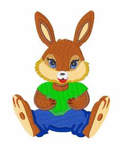 Picture of Sitting Rabbit Machine Embroidery Design
