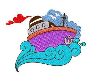 Picture of Ocean Cruiser Machine Embroidery Design