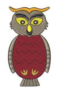 Picture of Owl Machine Embroidery Design