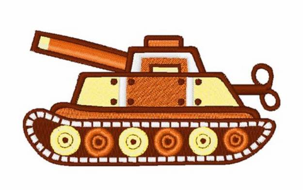 Picture of Tank Machine Embroidery Design