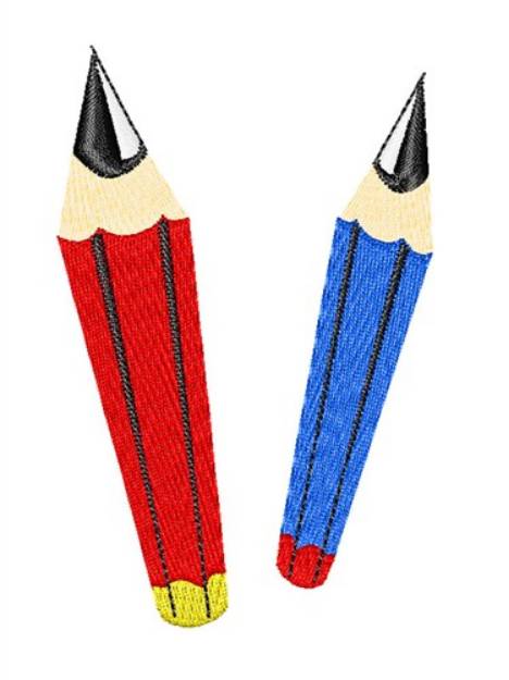 Picture of Pencils Machine Embroidery Design