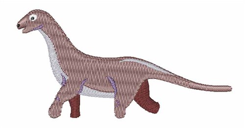 Brontosaurus Machine Embroidery Design