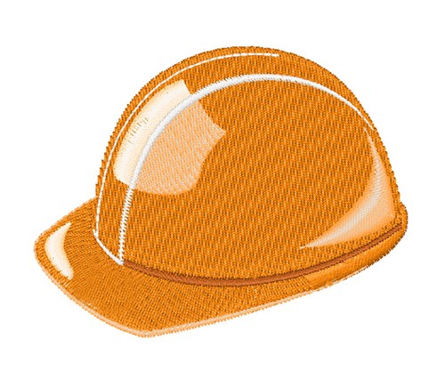 Construction Hat Machine Embroidery Design