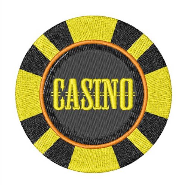 Picture of Casino Chip Machine Embroidery Design