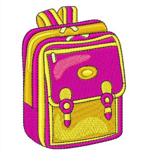 Picture of Backpack Machine Embroidery Design