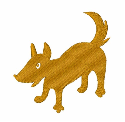 Puppy Dog Machine Embroidery Design
