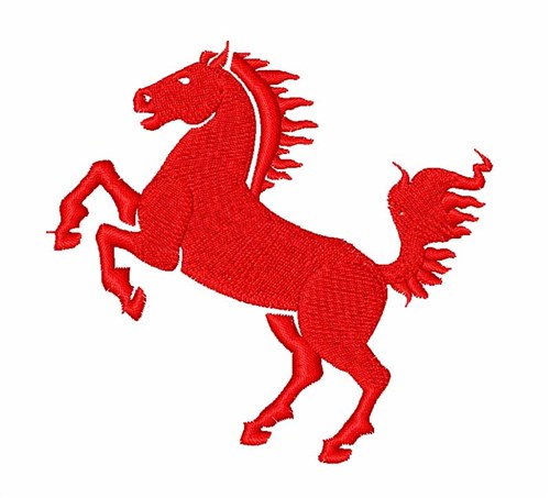 Stallion Horse Machine Embroidery Design