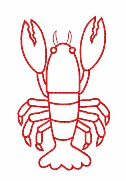 Picture of Sea Crayfish Machine Embroidery Design