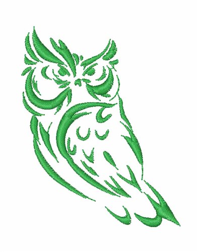Owl Night Machine Embroidery Design