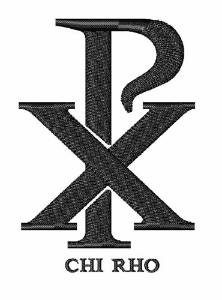 Picture of PX Chi Rho Machine Embroidery Design