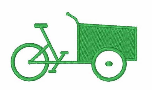 Picture of Rickshaw Bycicle Machine Embroidery Design