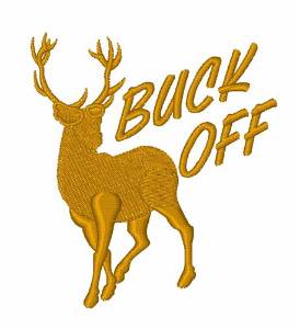 Picture of Buck Off Machine Embroidery Design