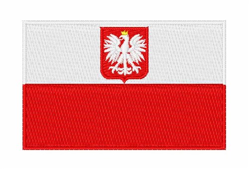 Poland National Flag Machine Embroidery Design