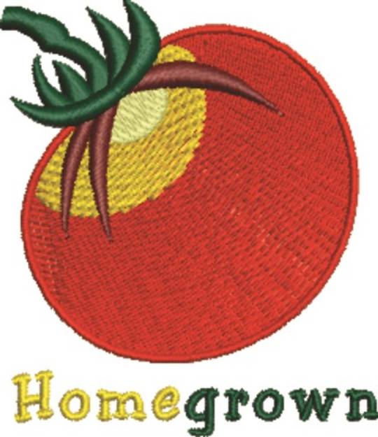 Picture of Home Grown Machine Embroidery Design